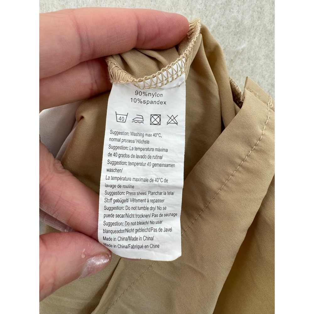 COOFANDY - Athletic Shorts Drawstring Waist Pockets - Khaki - XL - Mens - Picture 6 of 7